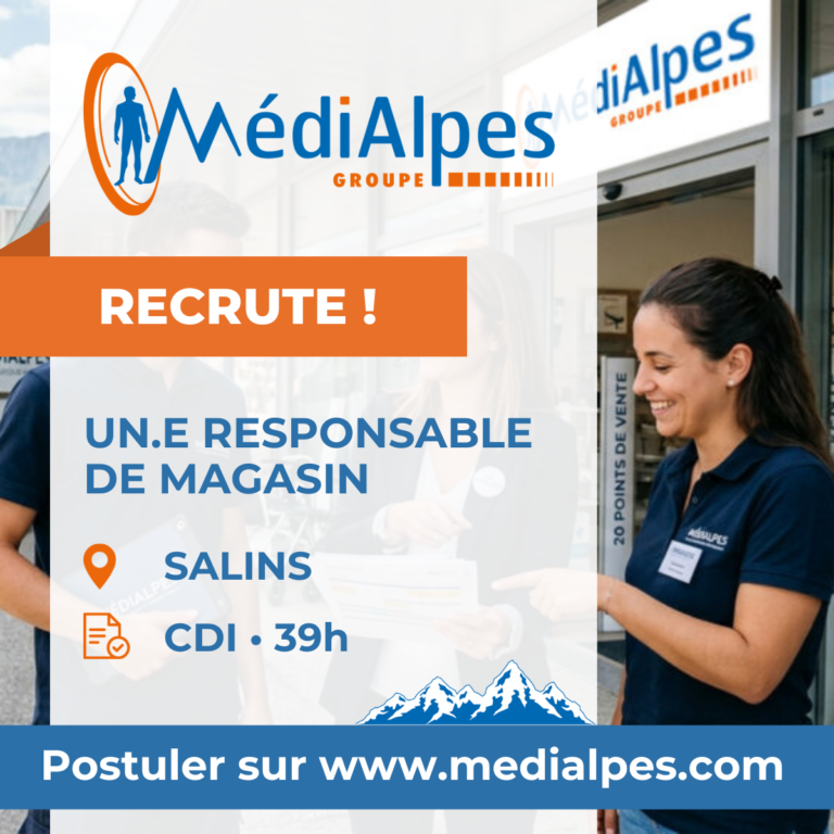 Responsable d&rsquo;agence – Salins (73)