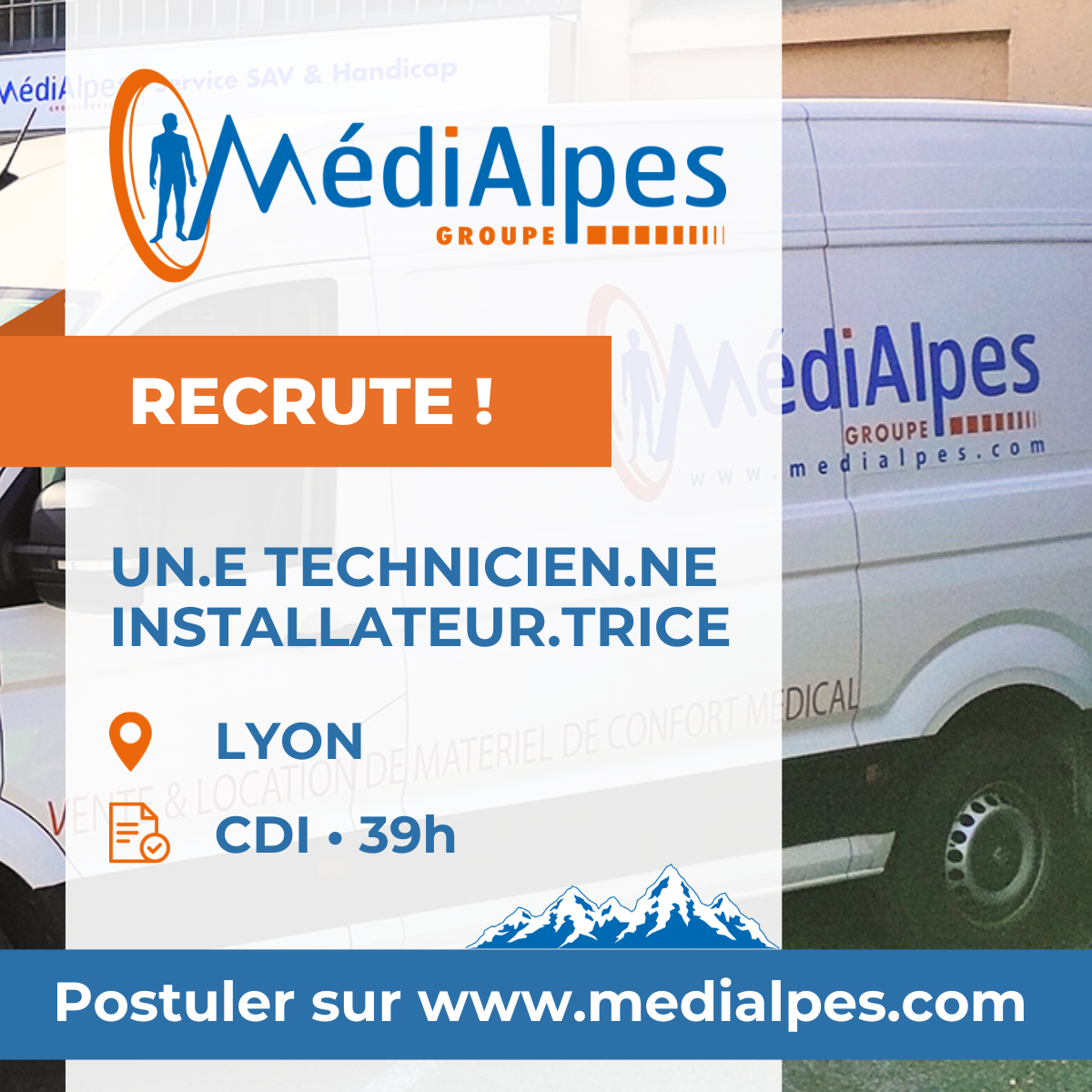 Technicien.ne installateur.rice – Lyon (69)